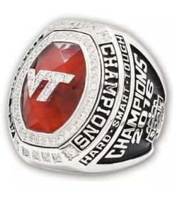 awesome 2016 Virginia Tech Hokies ACC Coastal Championship Ring. Makes a wonderful gift 🎁.