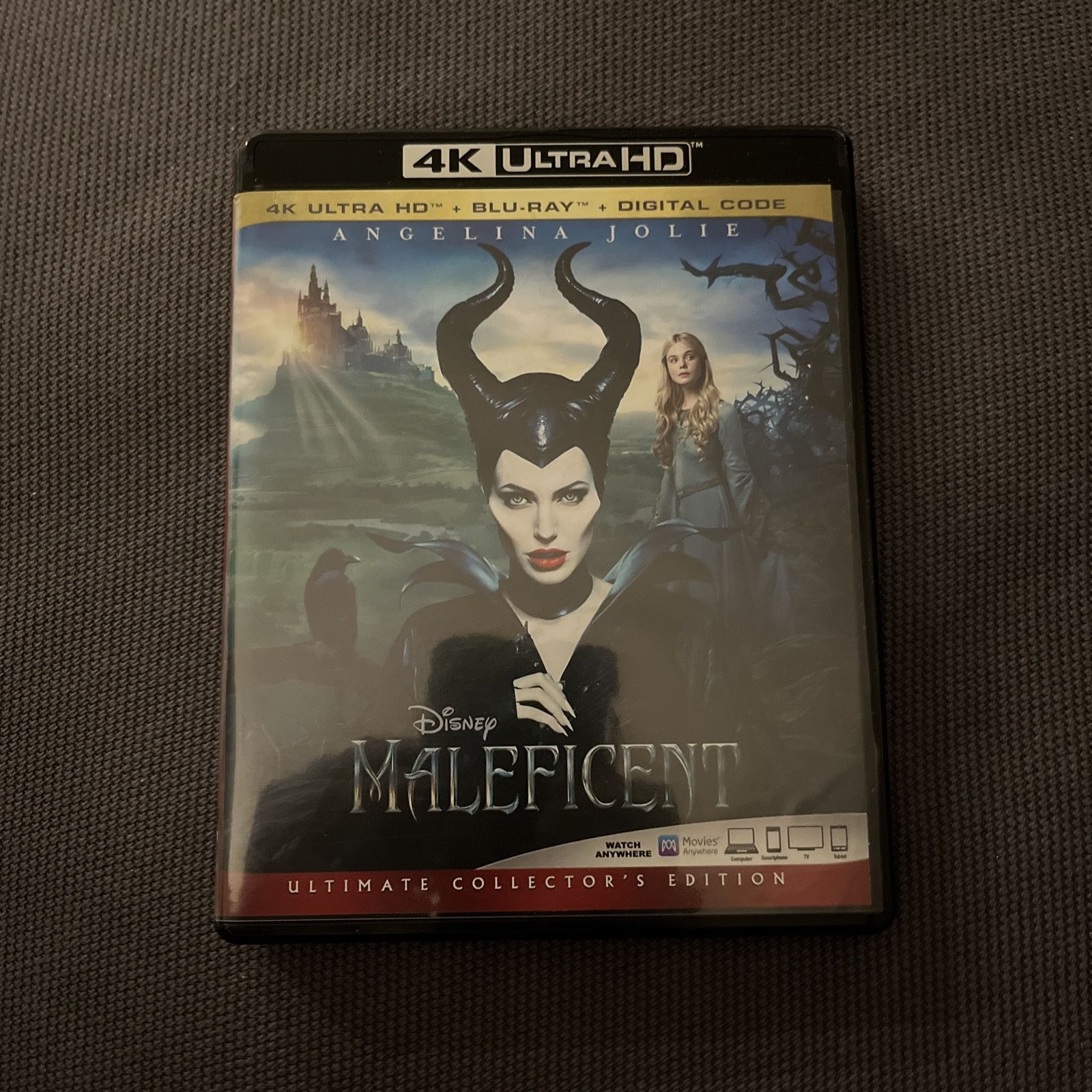 Maleficent (Ultra HD, 2014) 4k UHD Blu-ray No Digital Disney