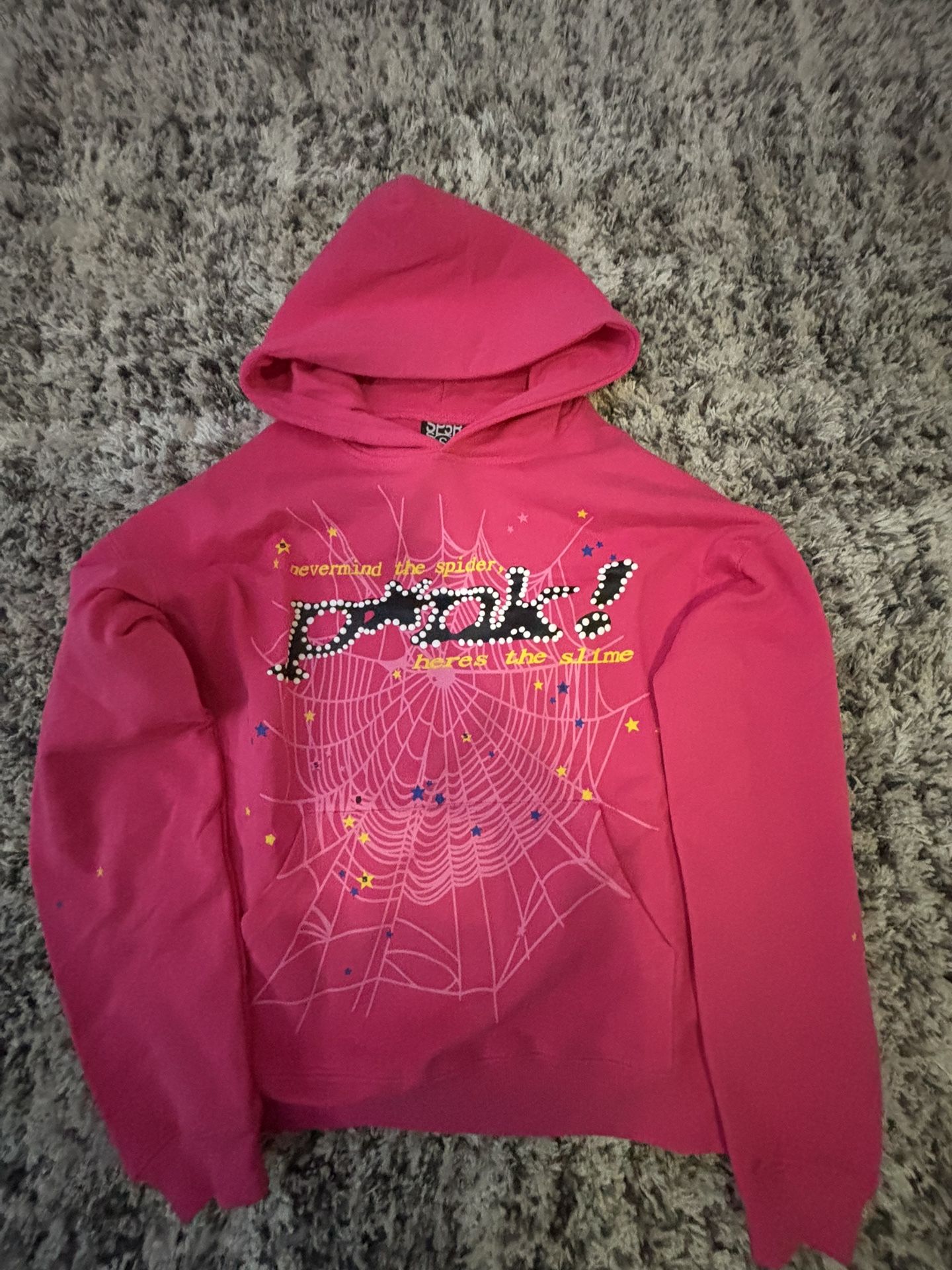 Sp5der Hoodie Pink