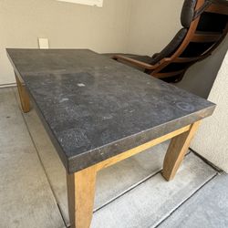 Marble Granite Top Center Coffee Table