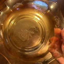 Vintage Carnival Glass Bowl