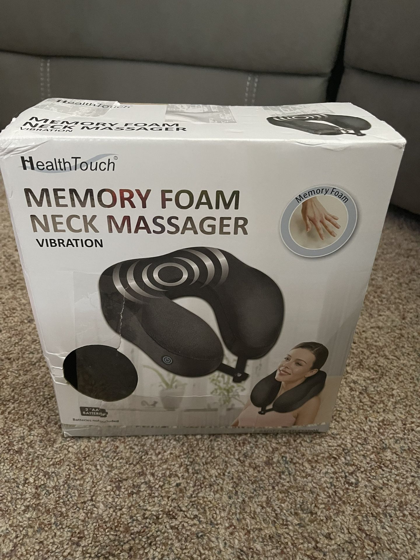 HealthTouch Memory Foam Neck Massager