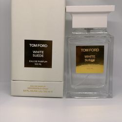 Tom Ford White Suede 3.4 Oz New