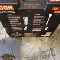 new Icon 3/8” modular general service Set from Harbor freight tools never use