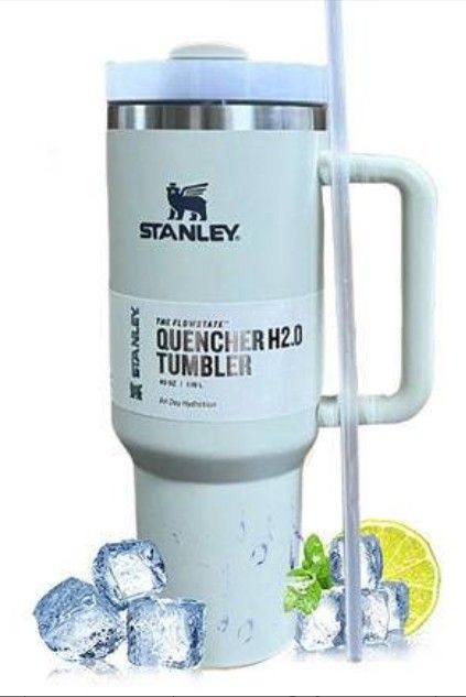 Stanley Quencher H2.0 FlowState Tumbler 40 oz Soft Matte (Dune)