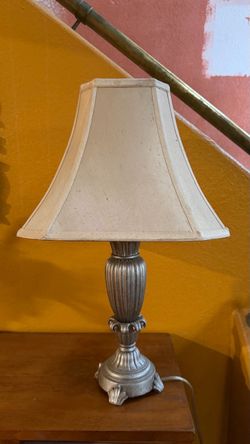 Table Lamp with Fabric Shade