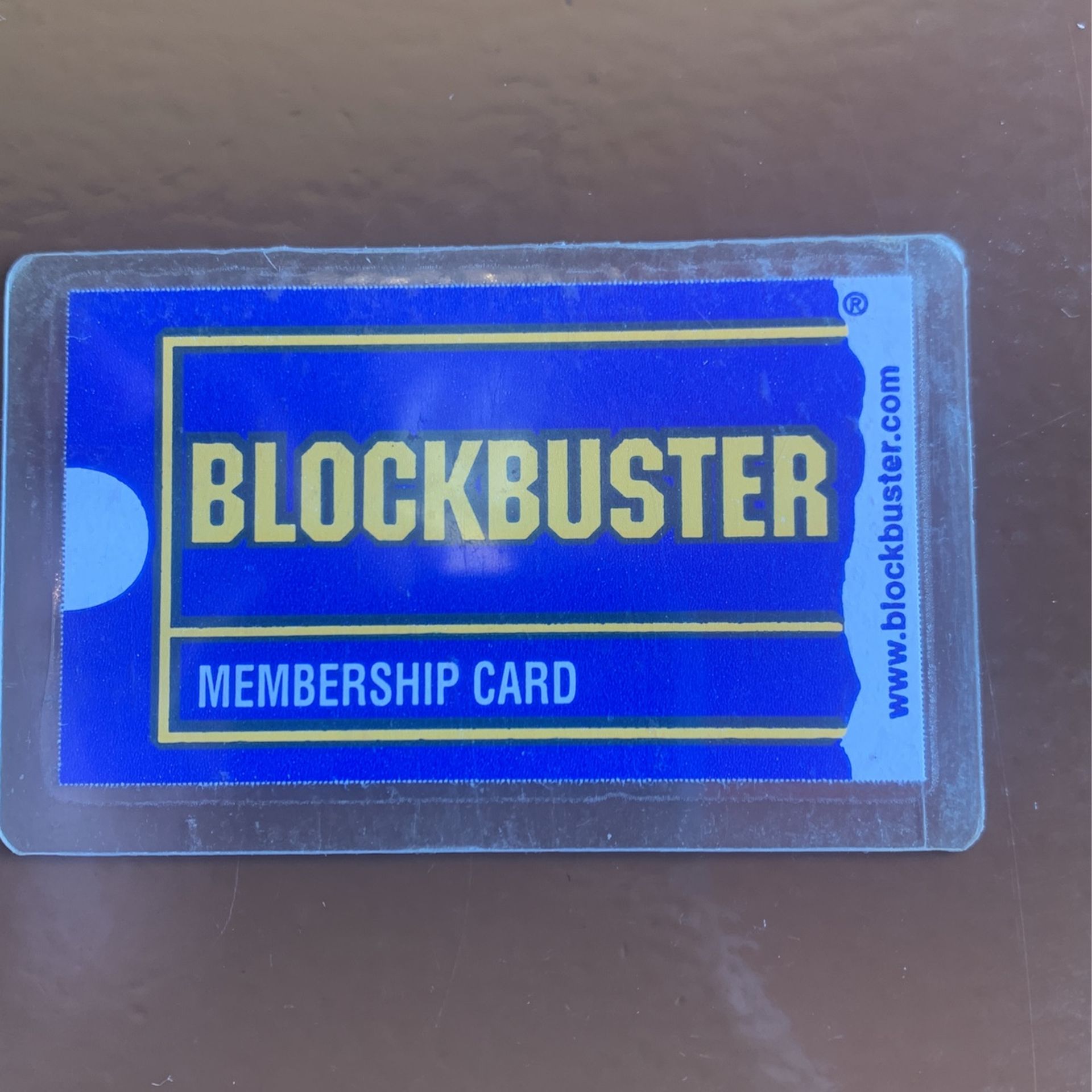 Vintage Blockbuster Membership Card From 06