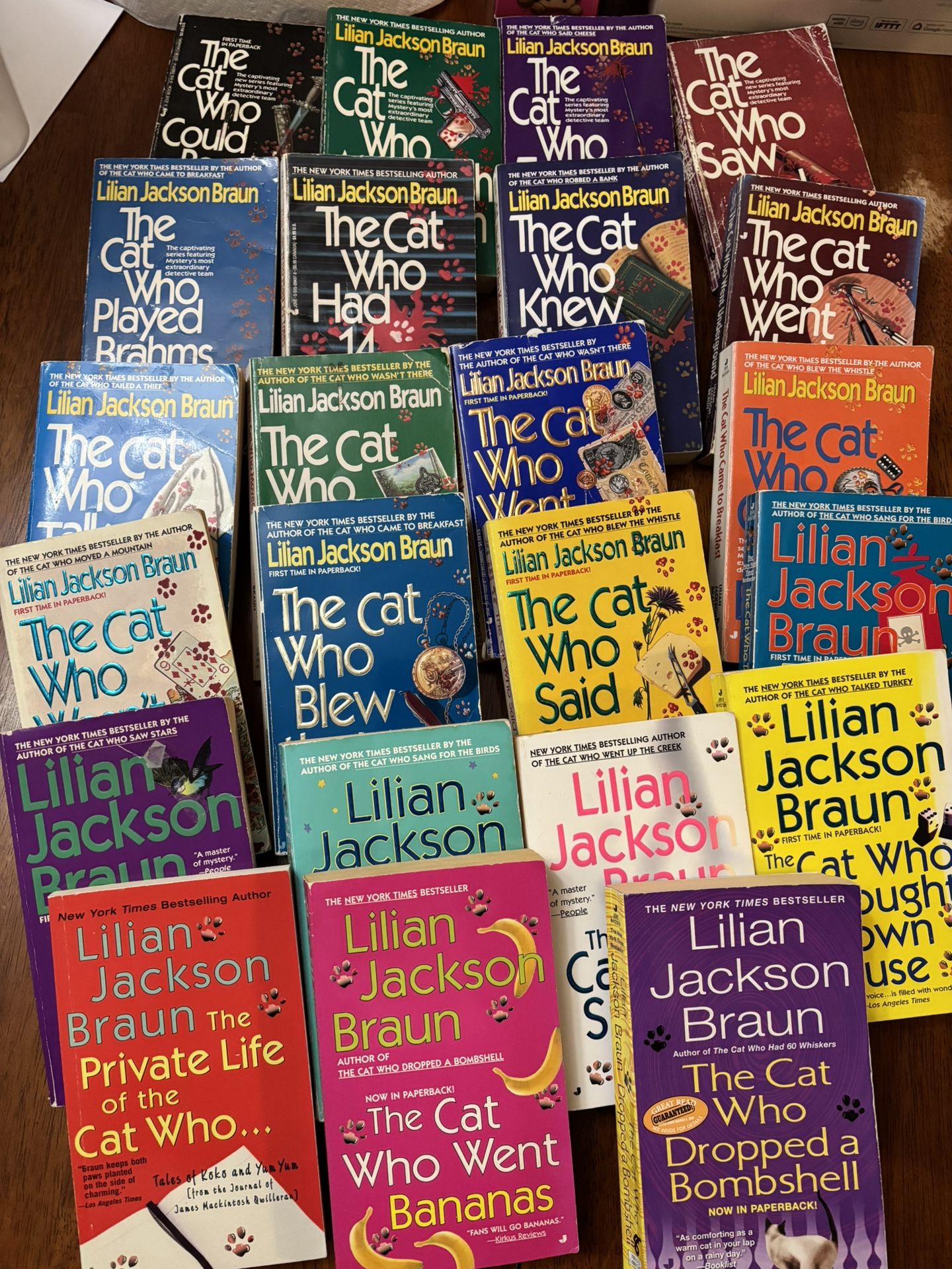 The Cat Who Mystery Book Series Paperback