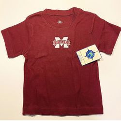 Officially Licensed Mississippi State Football Unisex 4T Shirt NWT