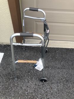 (NEW) Two Button Folding Walker