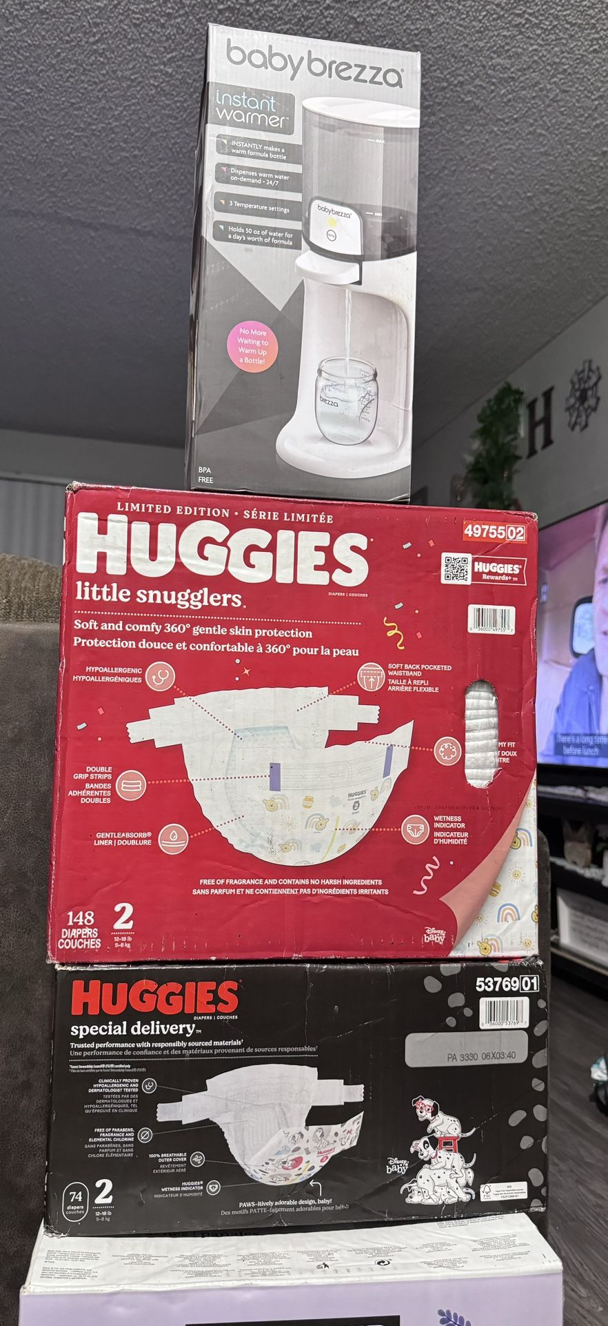 Huggies Diapers Size 2 Bundle