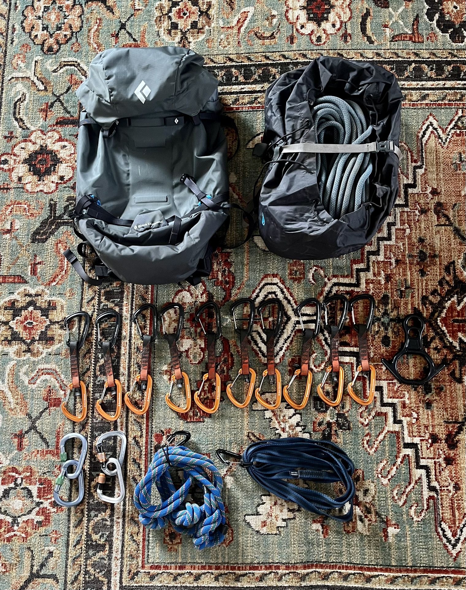 Rock Climbing Gear Set