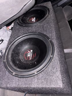 Orion 2 15” subs with box