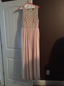 Prom dress, cream