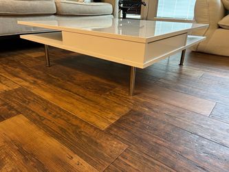 IKEA TOFTERYD High-Gloss White Coffee Table