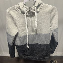 Barlver Women's Tri-Color 1/2 Zip Pullover Size Small