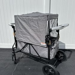 Brand New Jeep Wrangler Stroller Wagon/ 2 Seater Wagon W/Canopy/ Large Wagon/ New In Box 