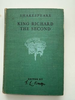 Shakespeare King Richard The Second Hardcover Book - 1941