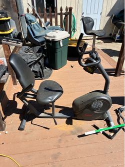 Health n fitness bike new never used with cover