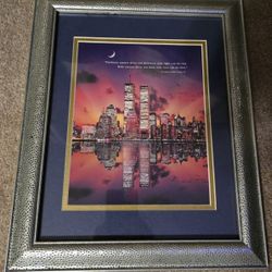 Framed Print Twin Towers