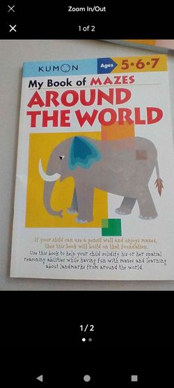 Kumon My Book of Mazes Around the World Ages 5-6-7