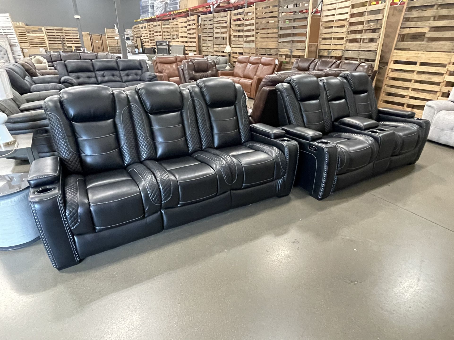 Ashley Party Time Leather Sets