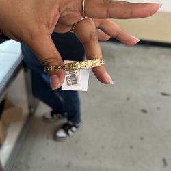 Very Small Id Bracelet With “YMM” Initials 14k 9.2 Grams 