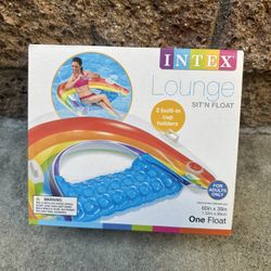 Intex lounge sit’n float