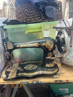 Original Antique Singer Sewing Machine Model 28 Commissioned January 10 1910