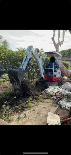 Chipper / excavator / trailer
