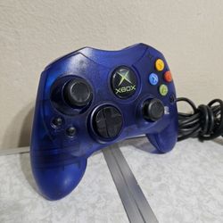 OEM OG Original Xbox Blue S Type Controller Tested