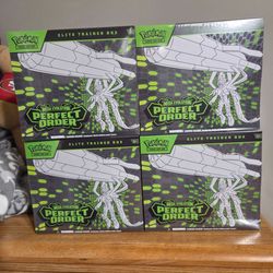 Pokemon Perfect Order Etb x 4