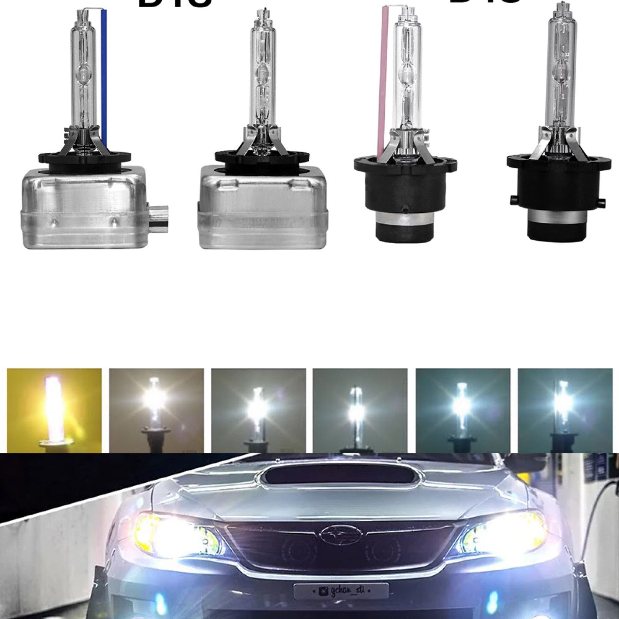 Led Headlight Bulbs - Hid Conversion Kit - Any Bulb Size Lights Replacement D3s H11 D2s D3R D2s