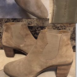 Lucky brand  Suede Ankle  Boots -Size 10 
