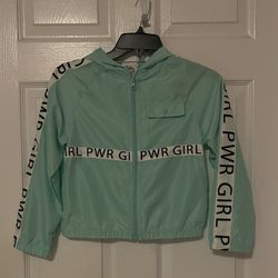 Brand New Girls Mint Windbreaker Size S 7/8 Kids