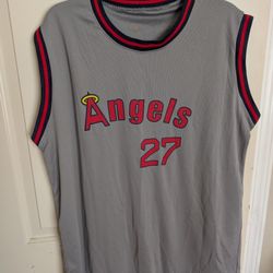 Mike Trout Basketball Promo Jersey XL