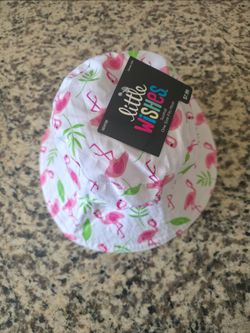 Little Wishes Girls Flamingo Sunhat