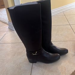 Liz Claiborne Brown Leather Tall Boots