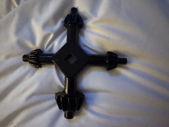 Black RC Drone Frame with Gear Mounts