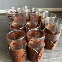 Vintage Libbey Bamco Western Glasses