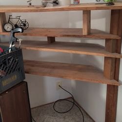 Free: Homemade Corner Shelf