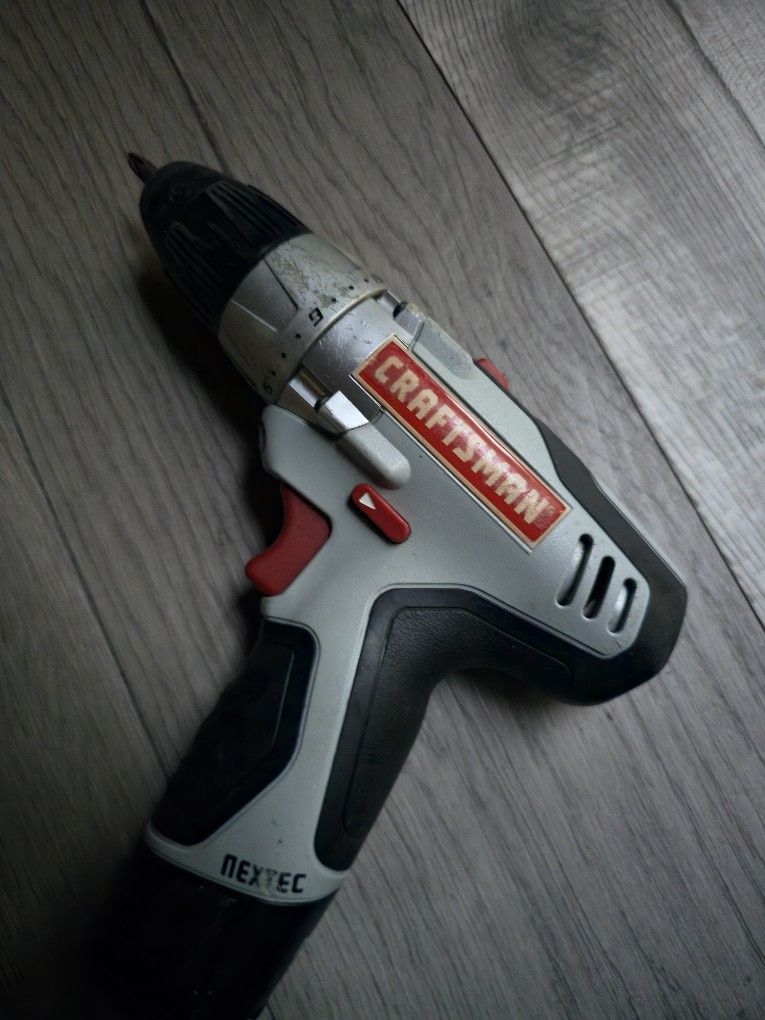 Craftsman Impact Driver Drill Cordless Craftsman Nextec 3/8in 10mm 12V Lithium Ion Reversible Drill Compact Cordless Model 320