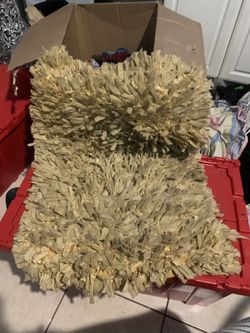 Yellow Rug Need  A Lil  TLC 