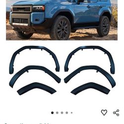 New 6 Piece Wider Wheel Arch Fender Flares Kit For 2024-2025 Toyota Land Cruiser Prado LC250