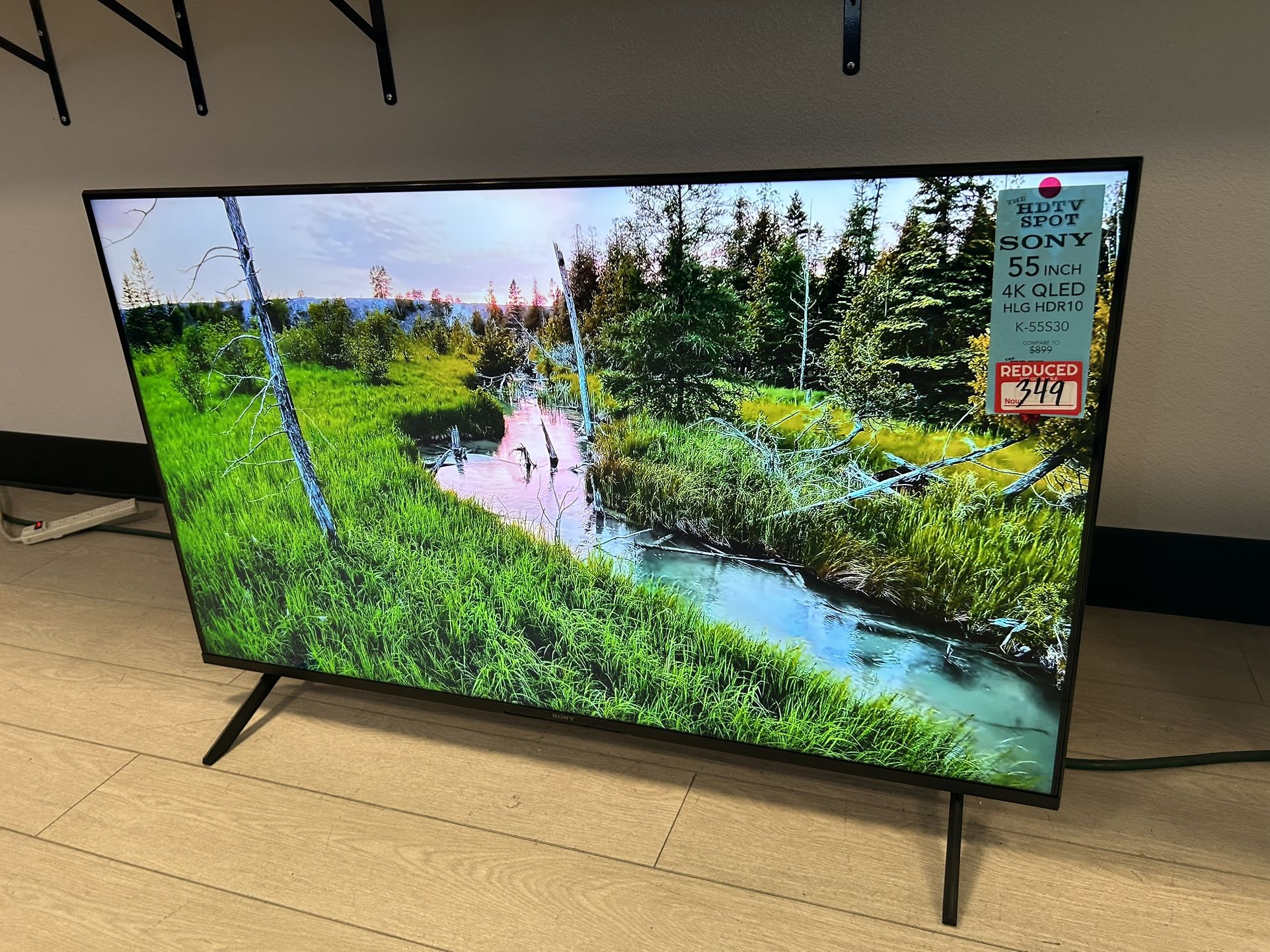 Sony 55-inch 4k smart qled tv k55s30