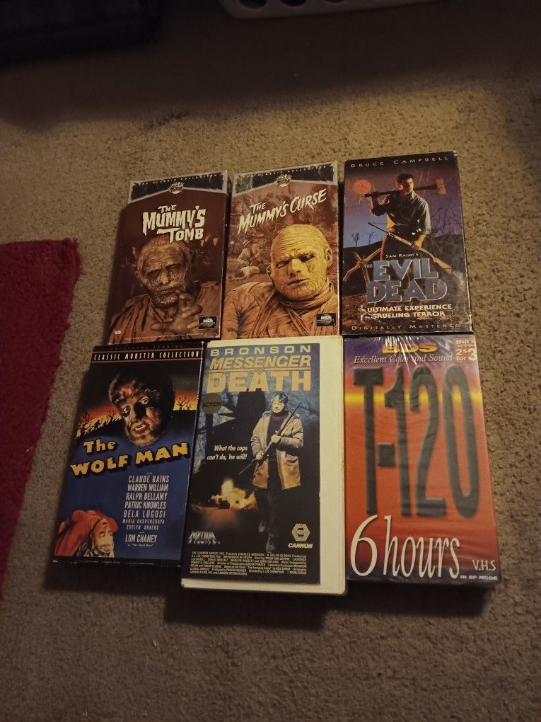 VHS & DVDS