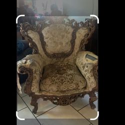 Antique Victorian Lounge Chair