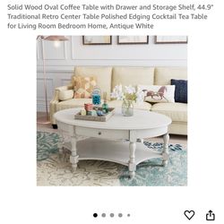 Solid Wood Coffee Table