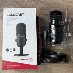HyperX SoloCast USB Microphone – Brand New 