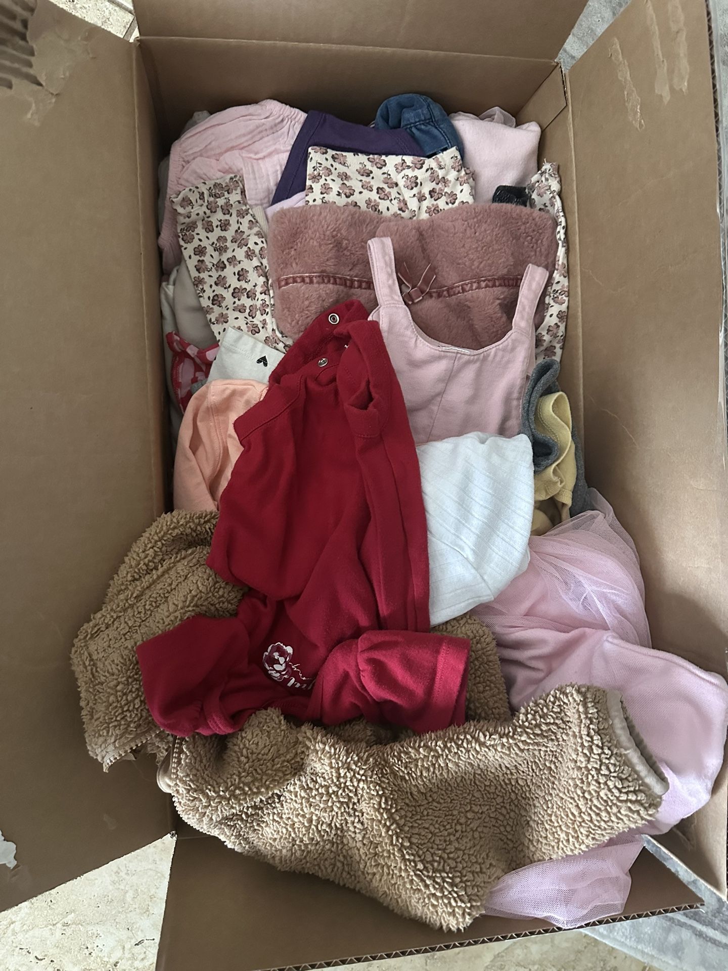 Box Of Baby Clothes